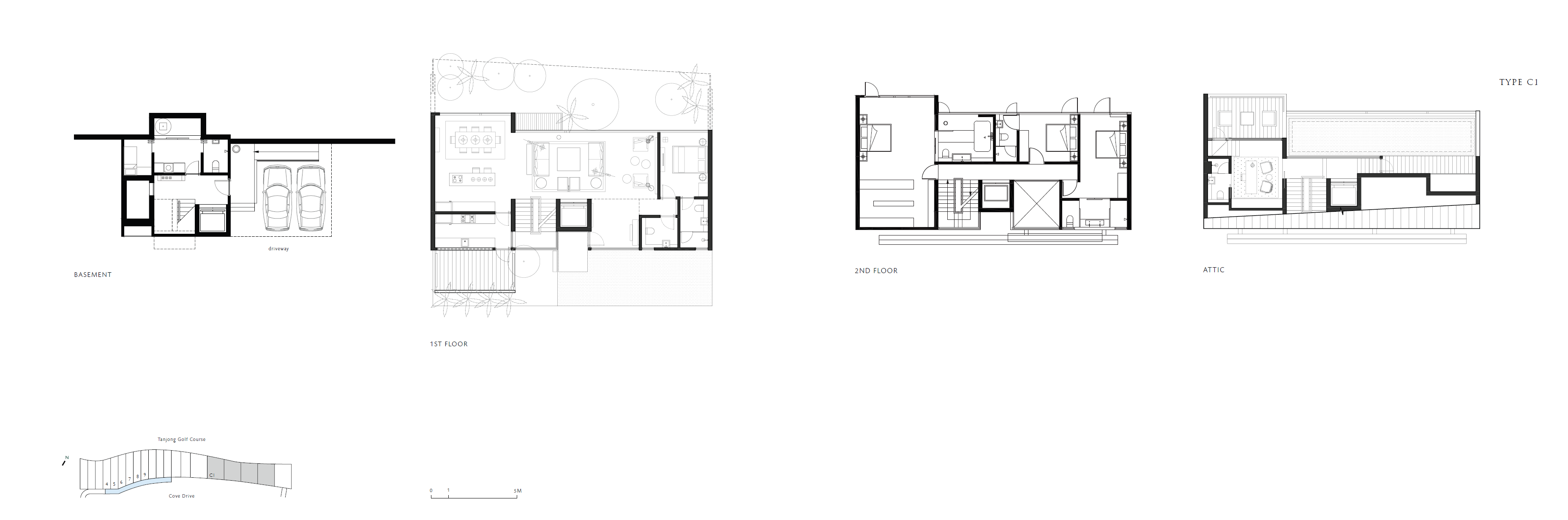 The Green Collection 1 Bedroom Floor Plan 3